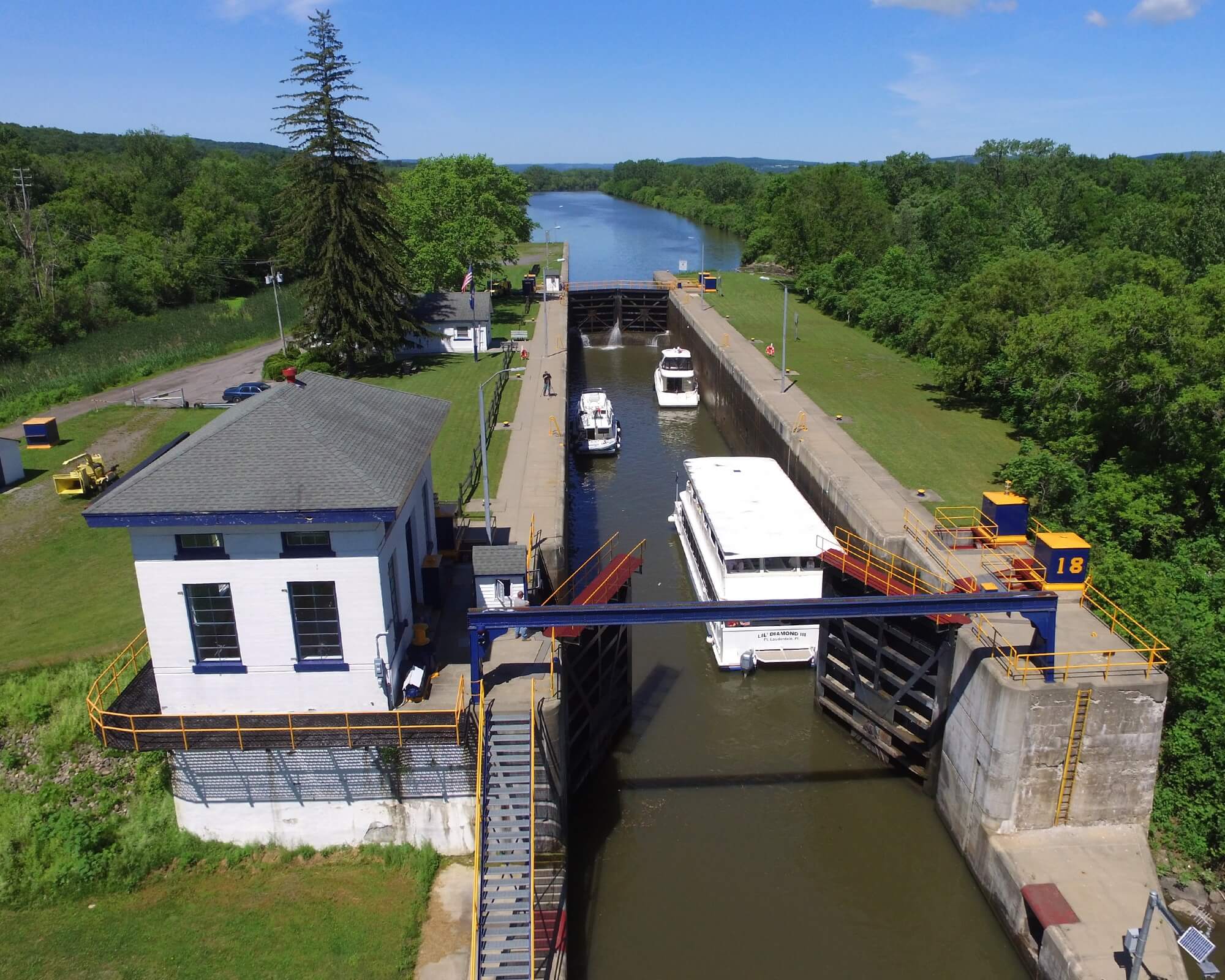 The Erie Canal Experience Image 4 a bridge over a body of water